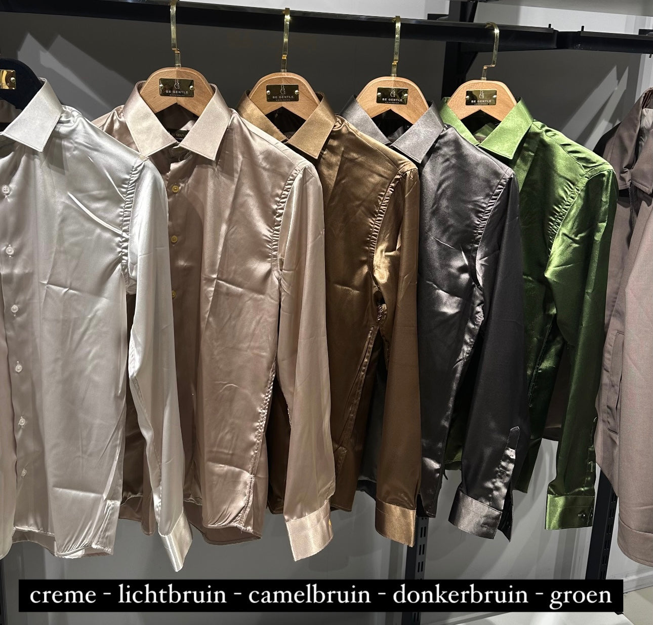 CAMISA LUXURY CON BRILLO SATINADO