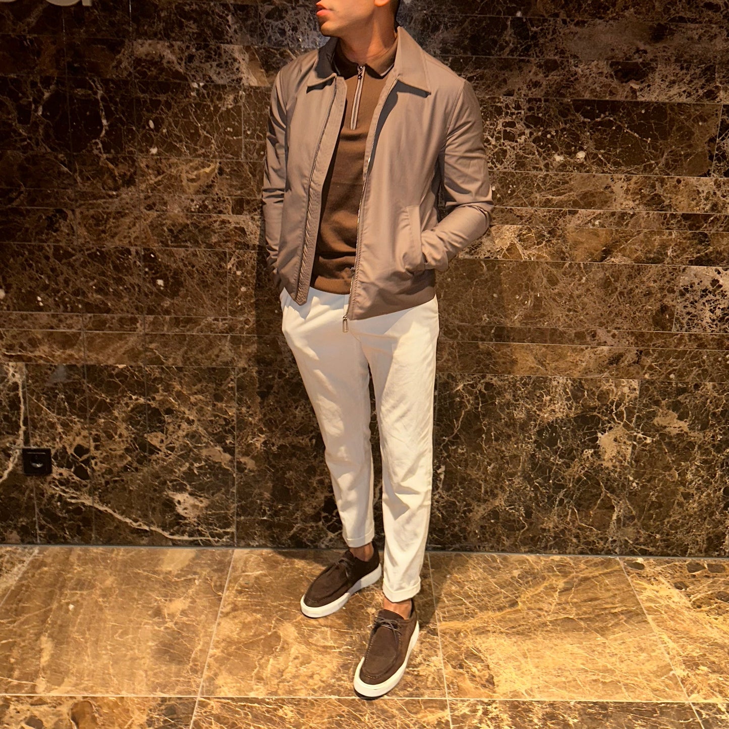 VOYAGER CHAQUETA TAUPE