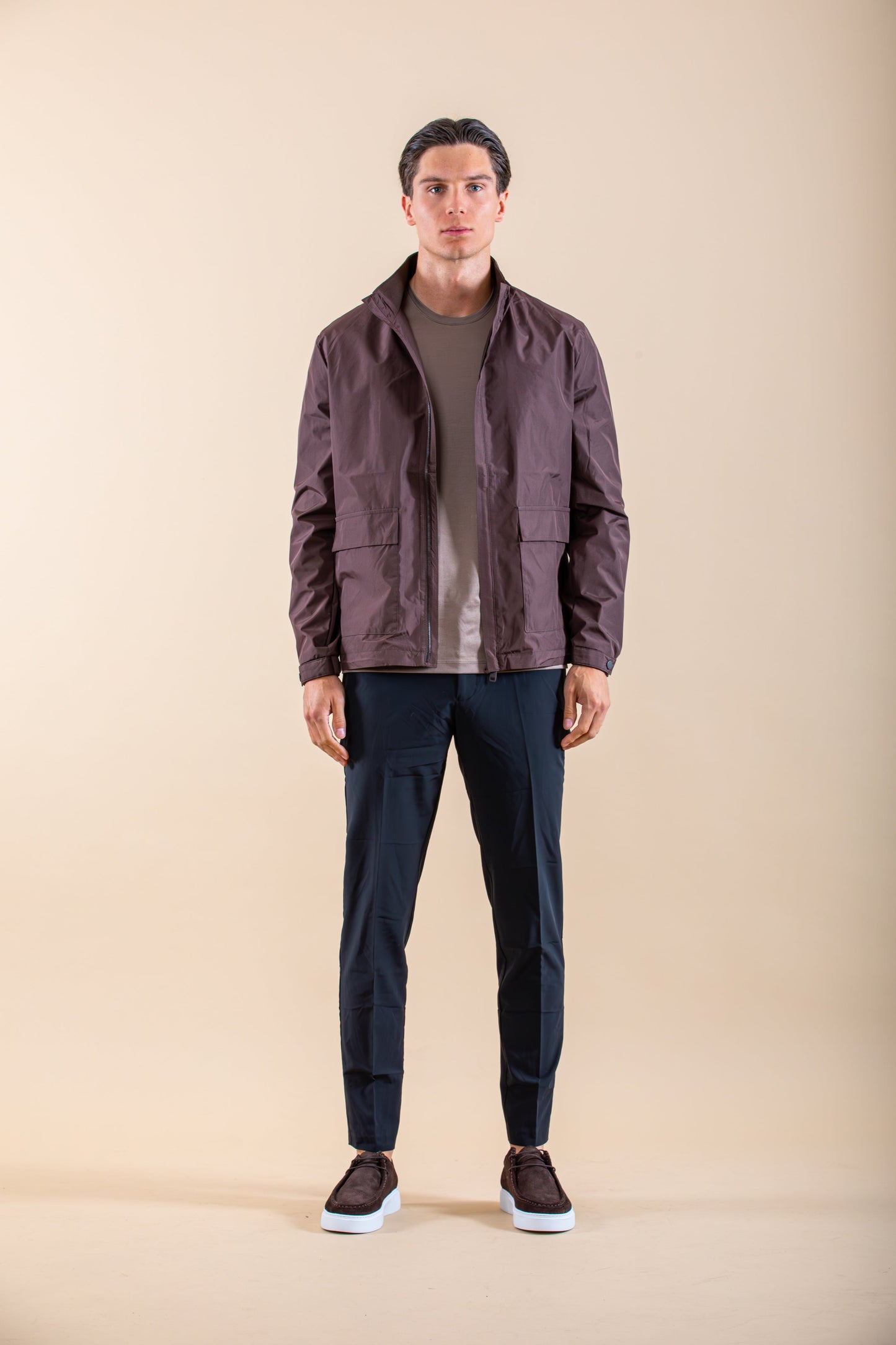VARSITY JACKET BROWN