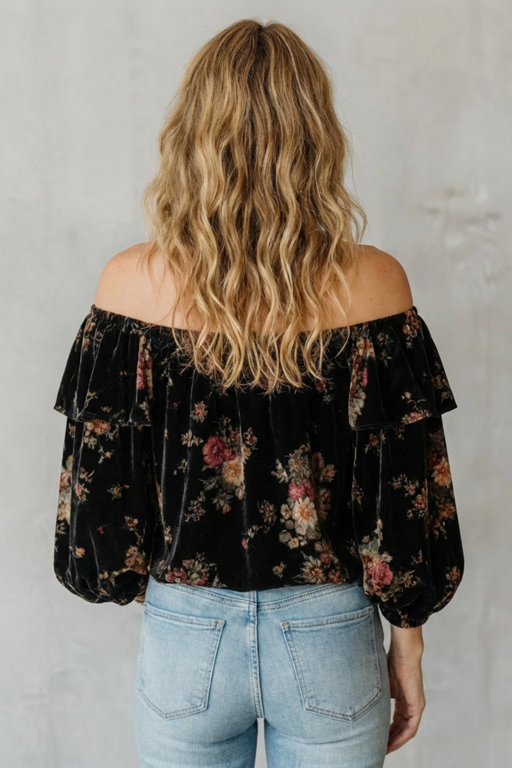 FLORÉZIA – VINTAGE BLOOM – VELVET FLORAL TOPS COLLECTION