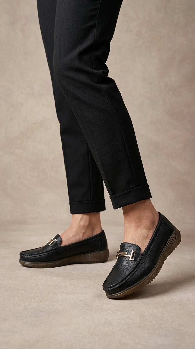Lucía | Mocasines de piel auténtica