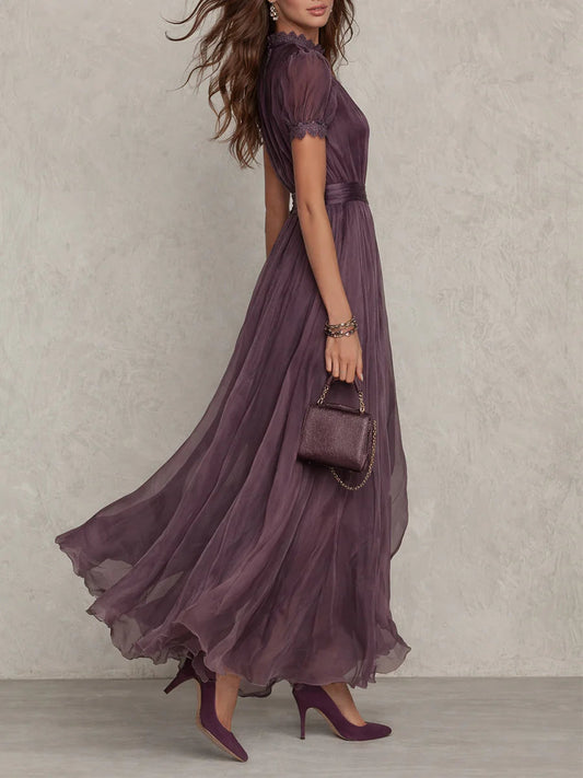 Velaria | Vestido largo elegante con encaje