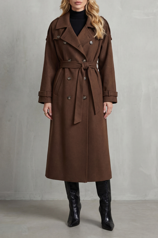 MAUBÉRY | ESTRUCTURA OVERSIZE – TRENCH DE LANA