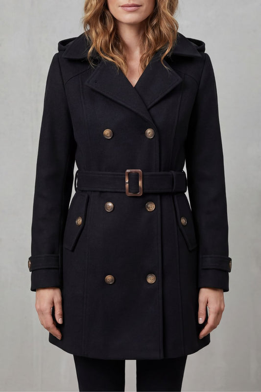 SOLIVANE | ELEGANCIA SASTRE – TRENCH CON CAPUCHA