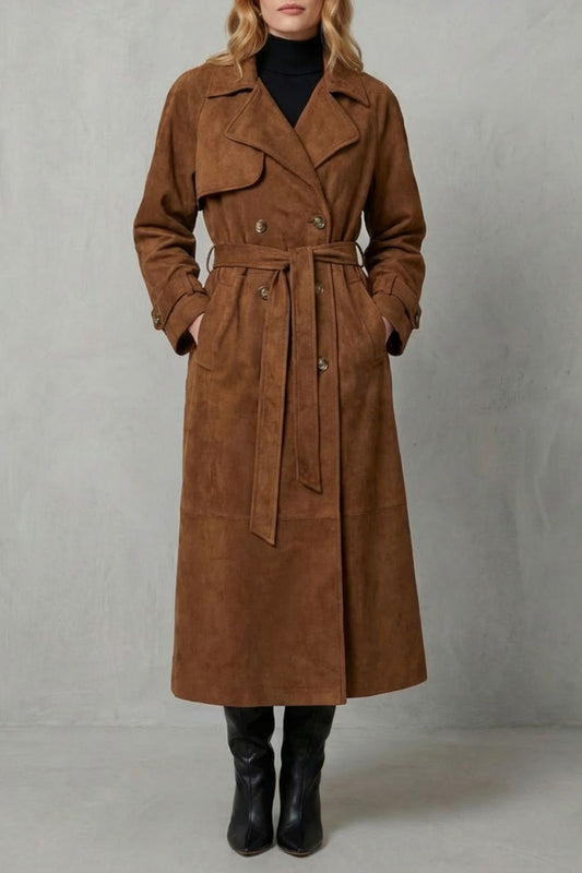 VELLORÉ | ELEGANCIA EN EFECTO ANTE – TRENCH LARGO