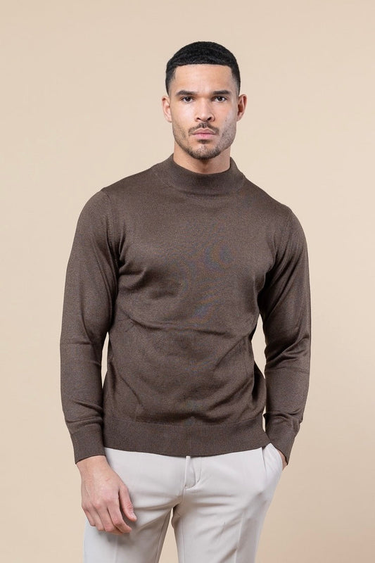 WOOL-BLEND BRILLO TURTLE NECK