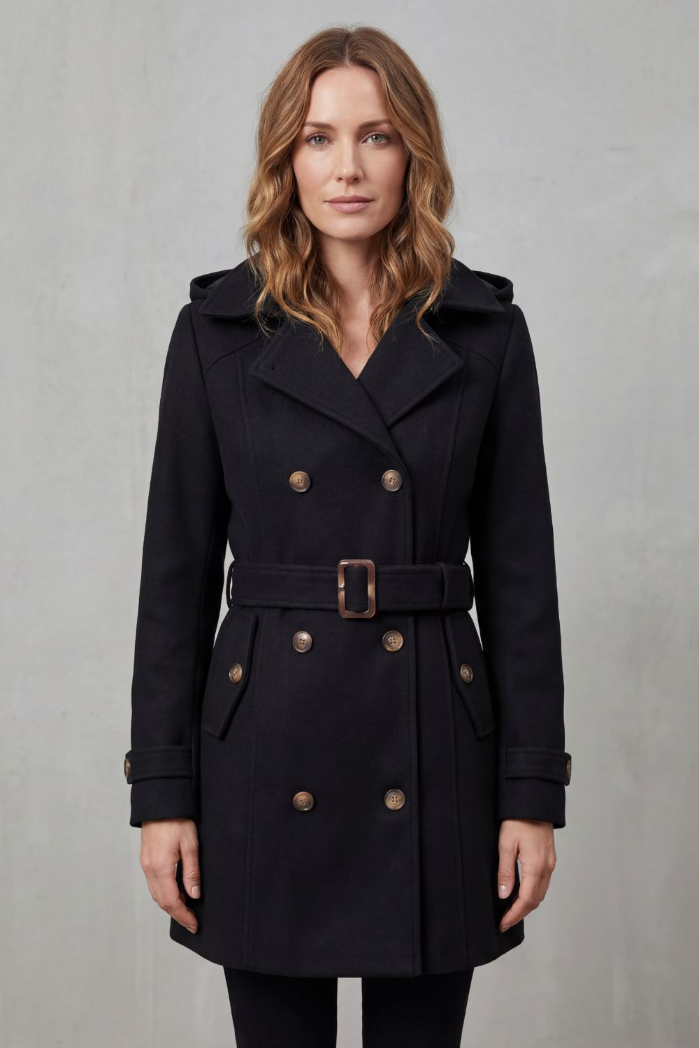 SOLIVANE | ELEGANCIA SASTRE – TRENCH CON CAPUCHA