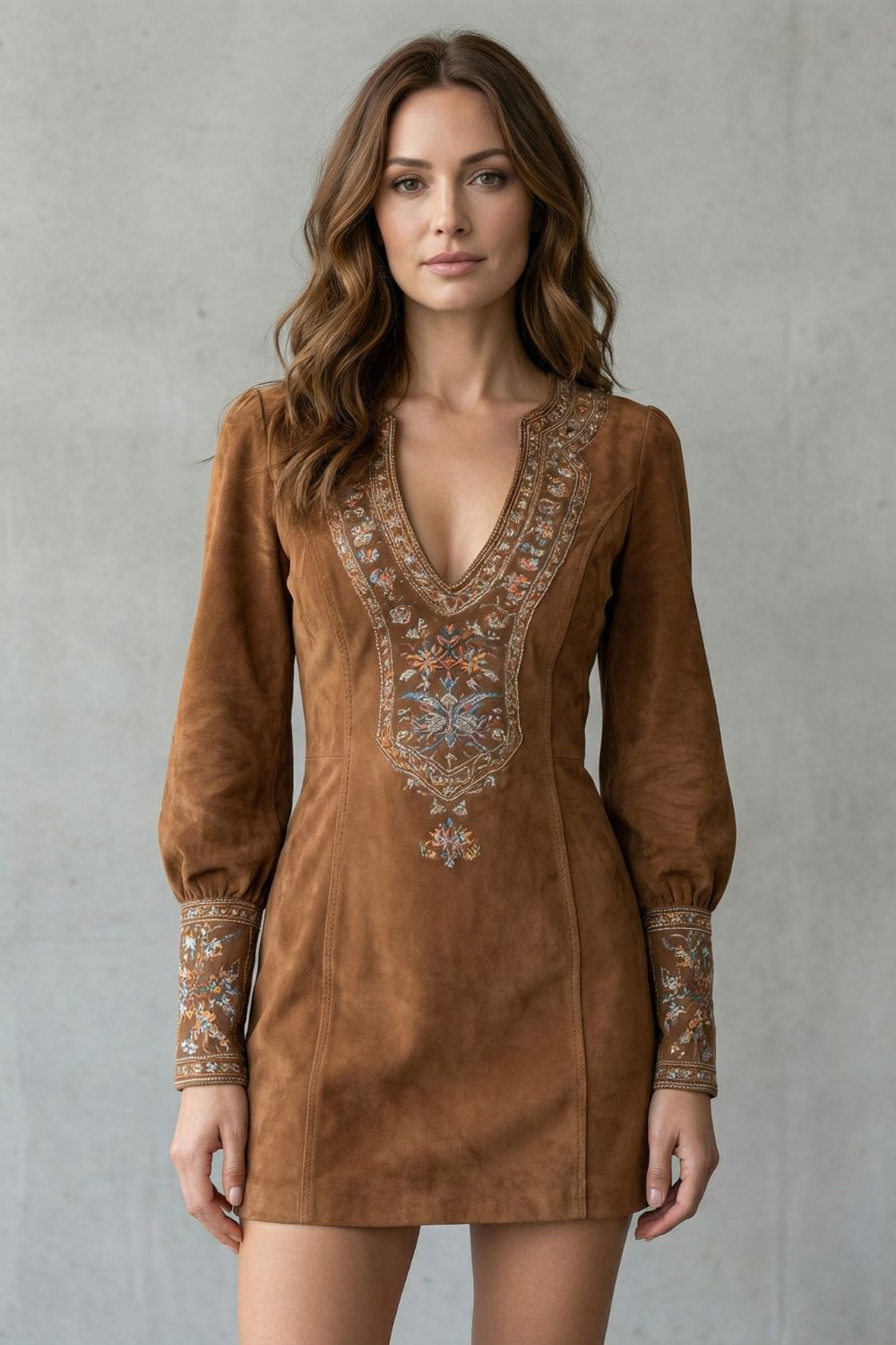 OASIS | DETALLE BORDADO – MINIVESTIDO BOHO
