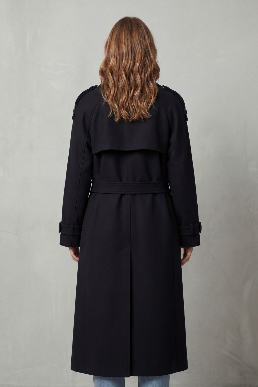 NOIRVAINE | SILUETA OVERSIZE – TRENCH DE LANA