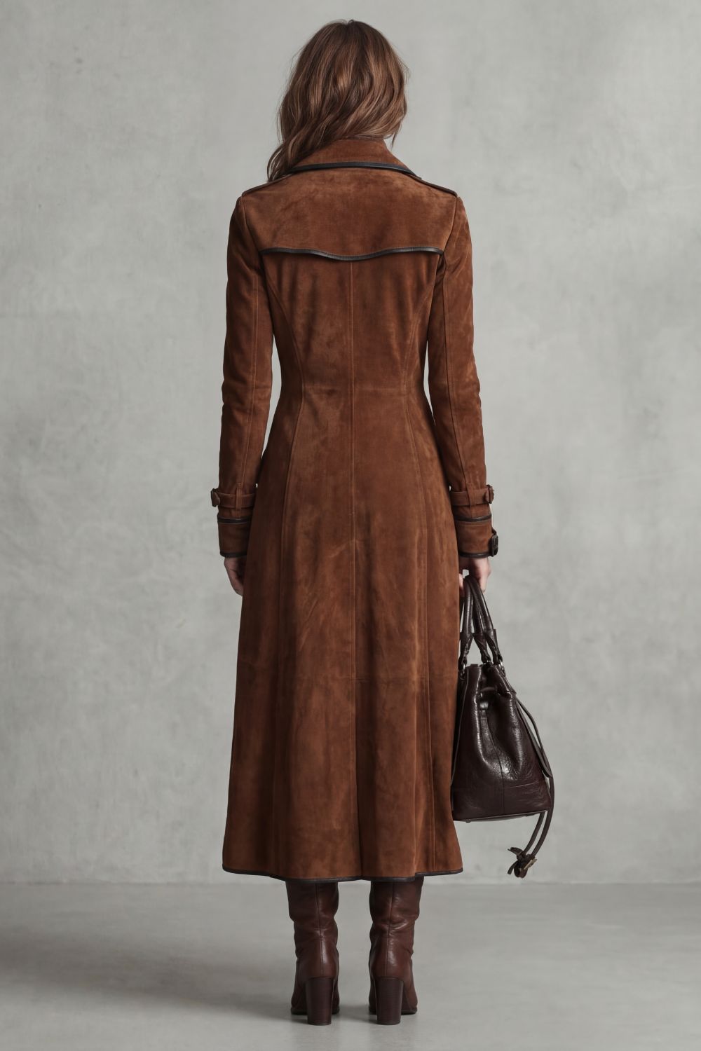 MARCELLINE | ELEGANCIA SASTRE – ABRIGO LARGO EFECTO ANTE