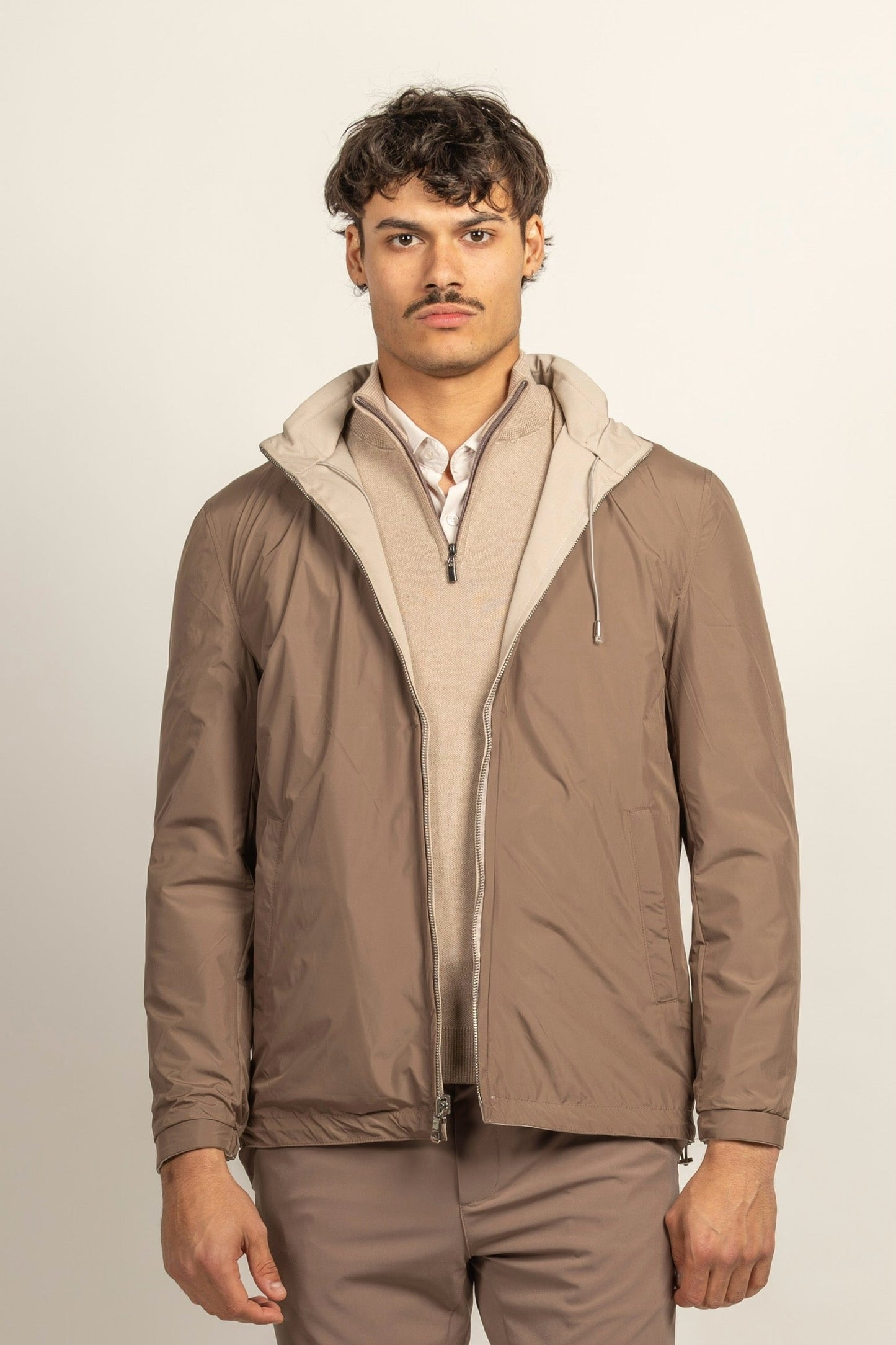 TWEEZIJDIG VARSITY CHAQUETA