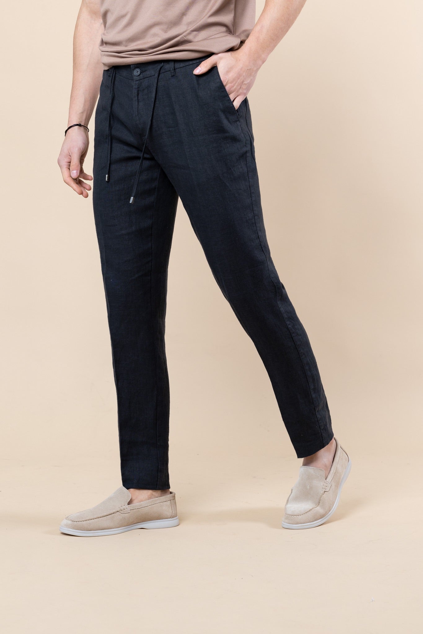 PANTALÓN CASUAL BEACH DE LINO
