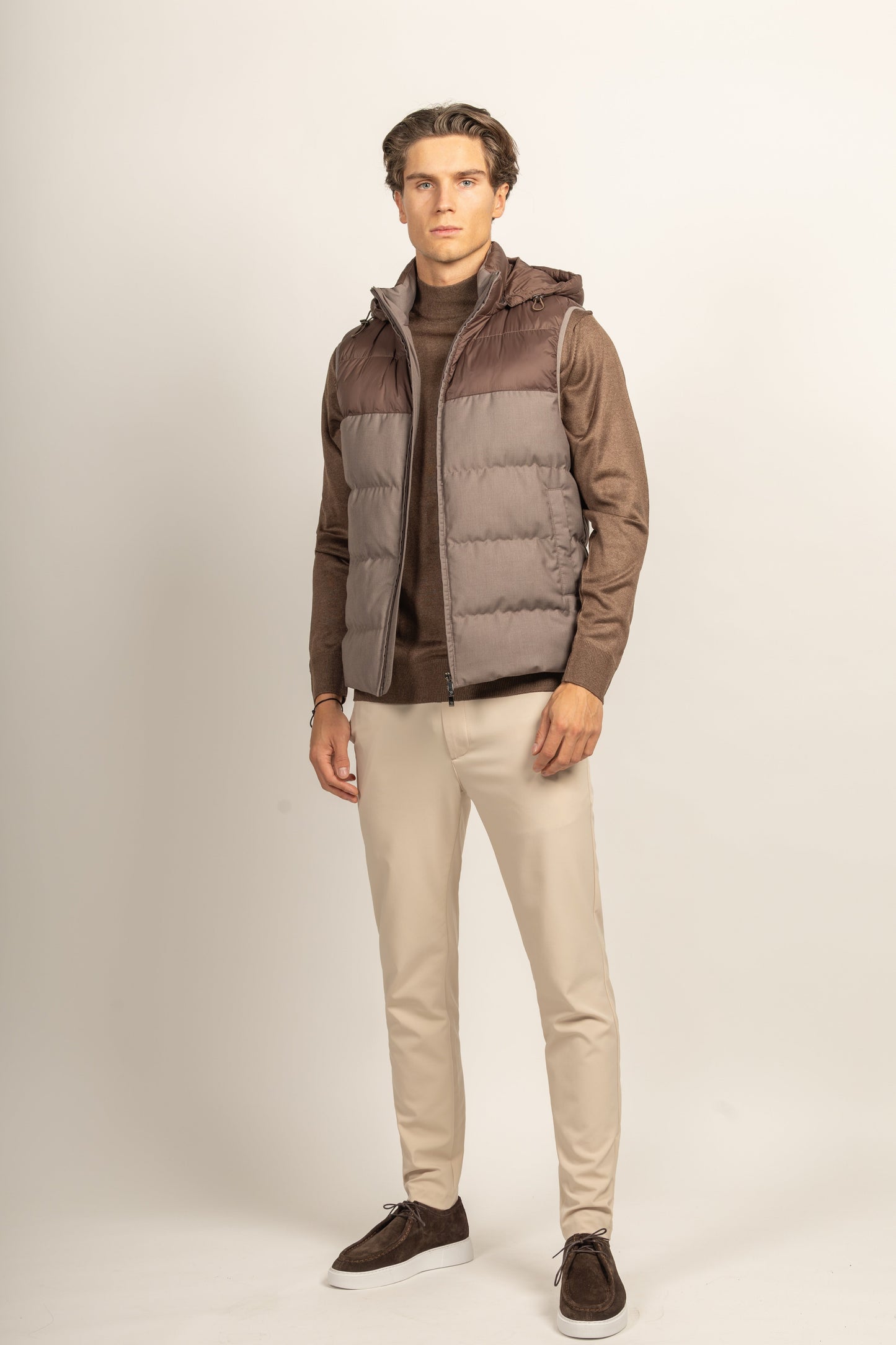 CHESTNUT ACOLCHADO CHALECO ACOLCHADO