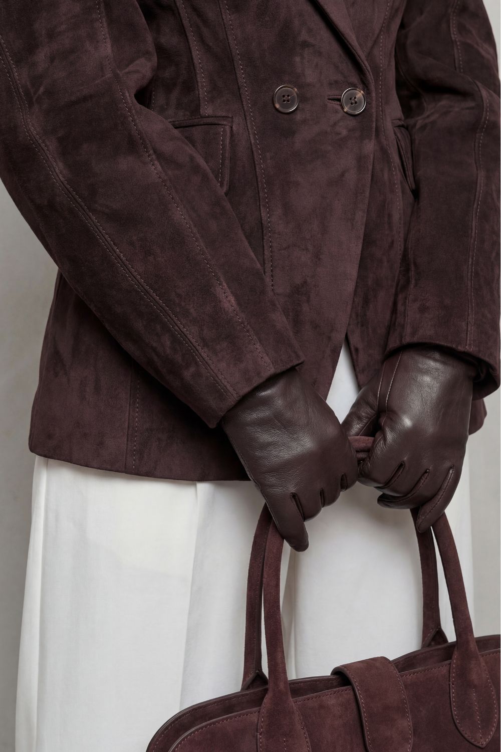 SAVRIELLE | SILUETA ESCULPIDA – CHAQUETA EFECTO ANTE