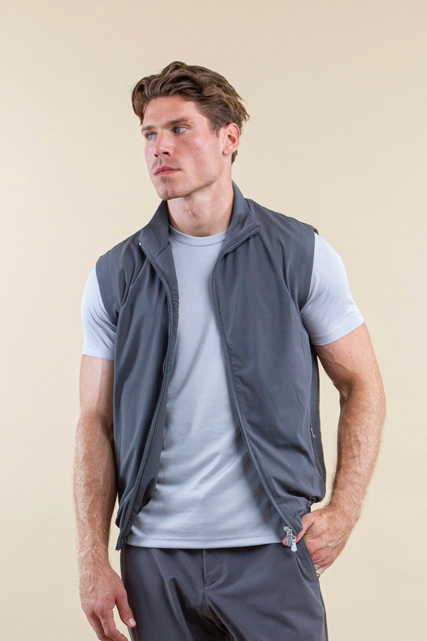 TECH MANGA CORTA GILET