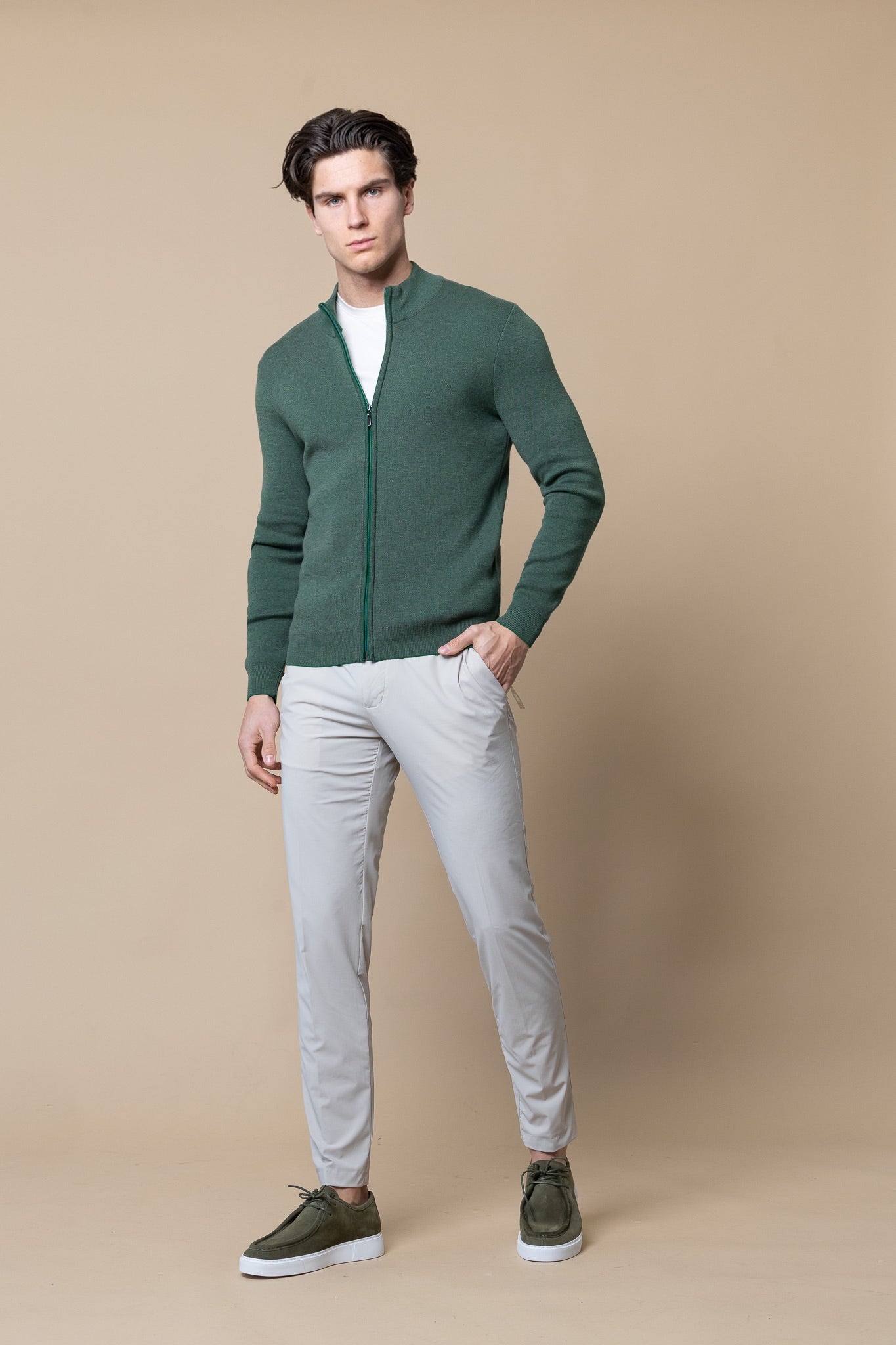 CHALECO VINTAGE DE PUNTO FINO