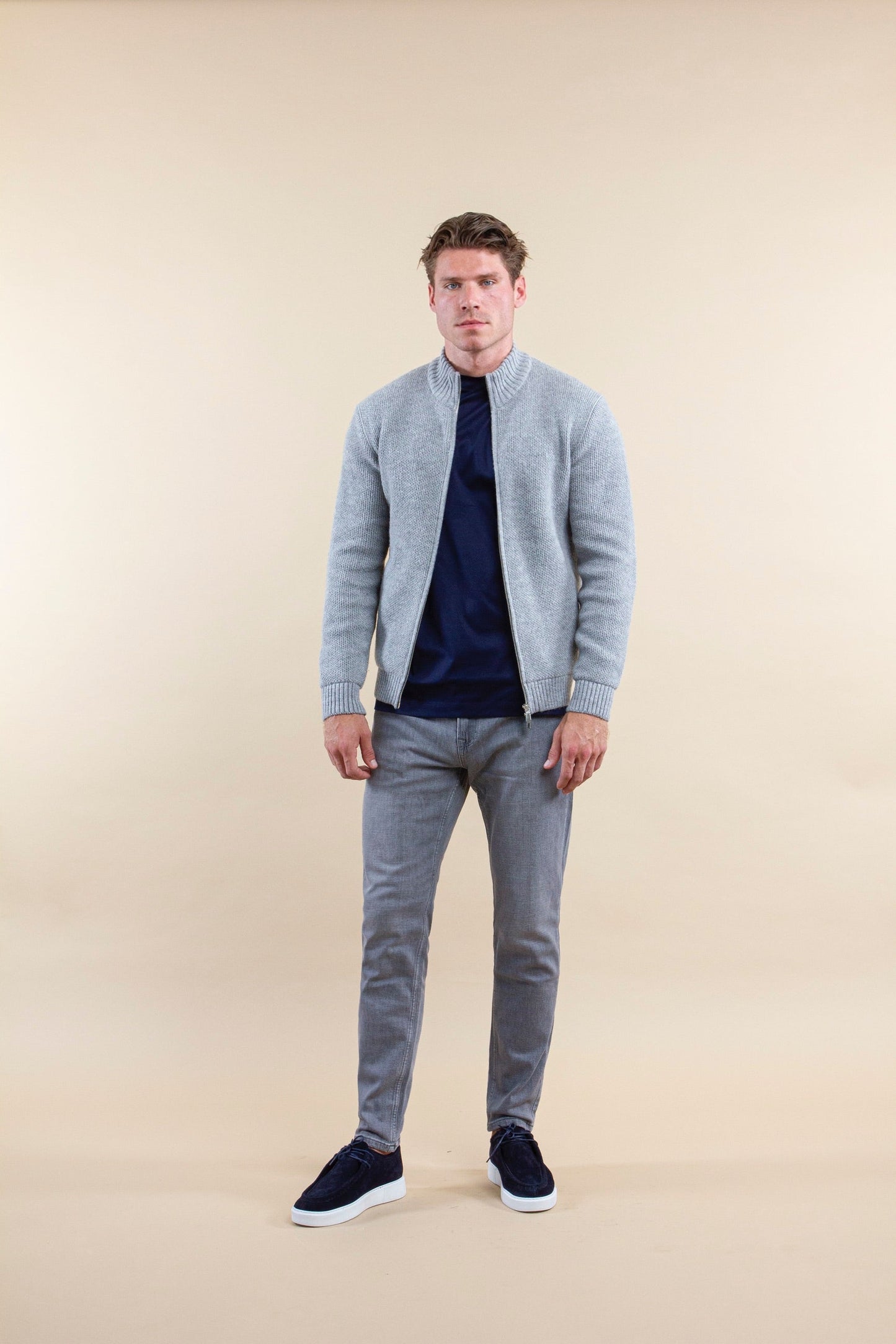 WOOL RIBBED CHALECO