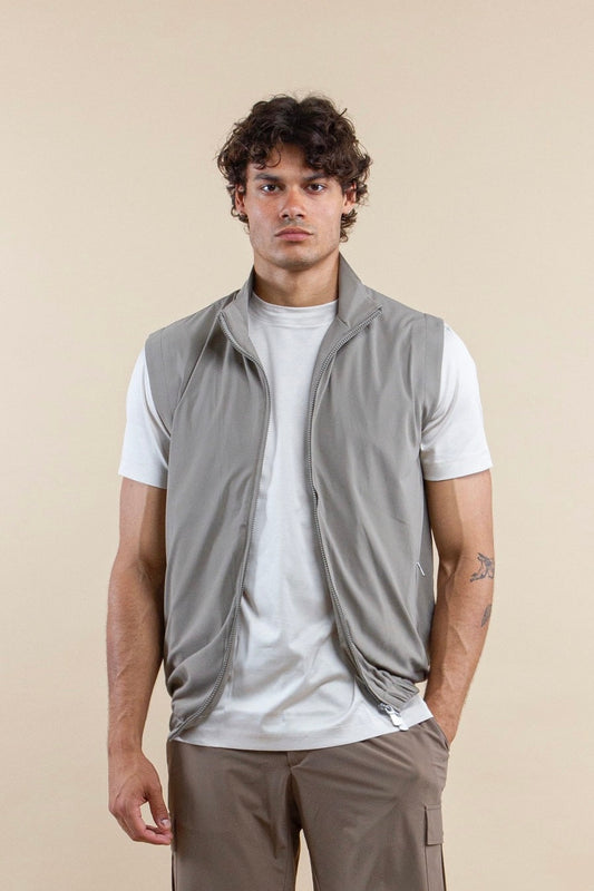 TECH MANGA CORTA GILET