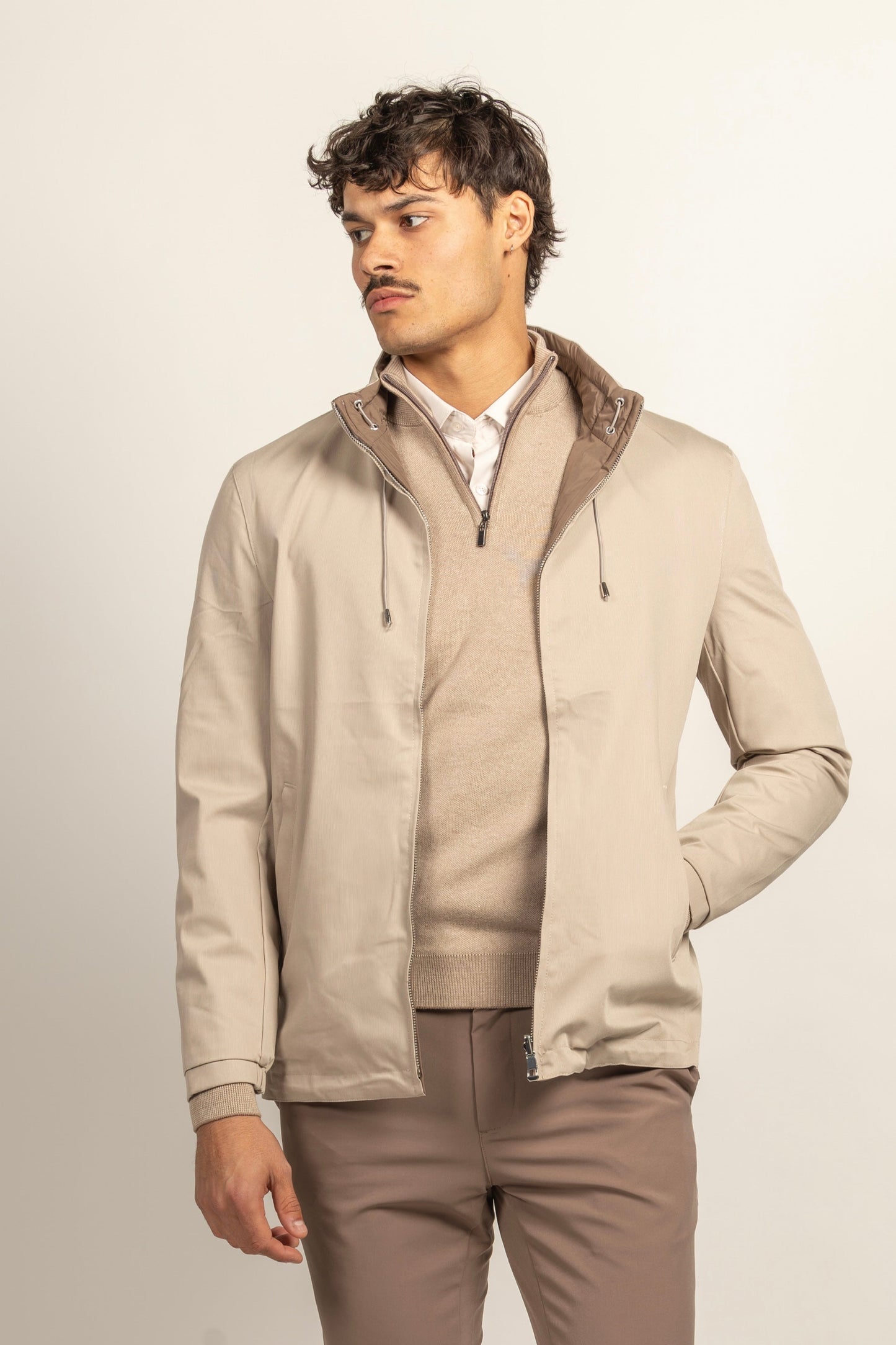 TWEEZIJDIG VARSITY CHAQUETA