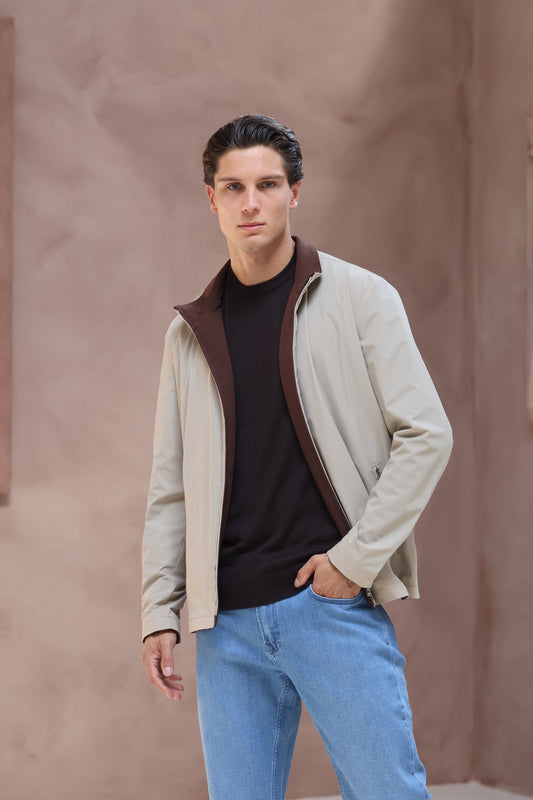 TWEEZIJDIG VARSITY CHAQUETA