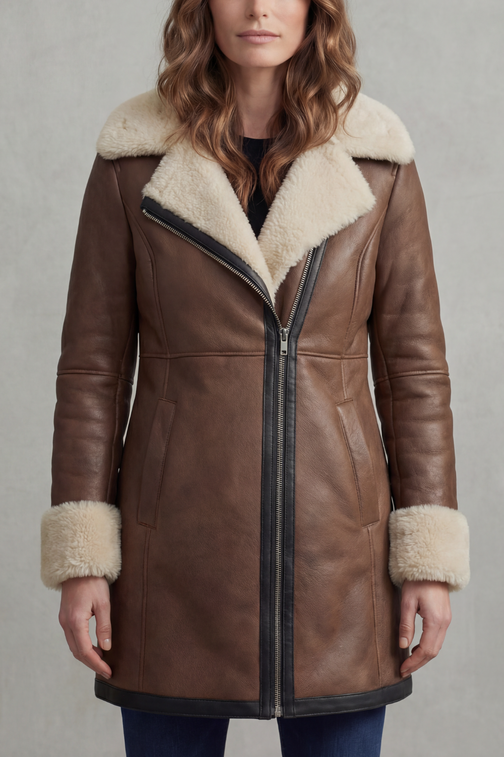 ELISARA | CUELLO DE BORREGUILLO – ABRIGO INVERNAL EFECTO PIEL