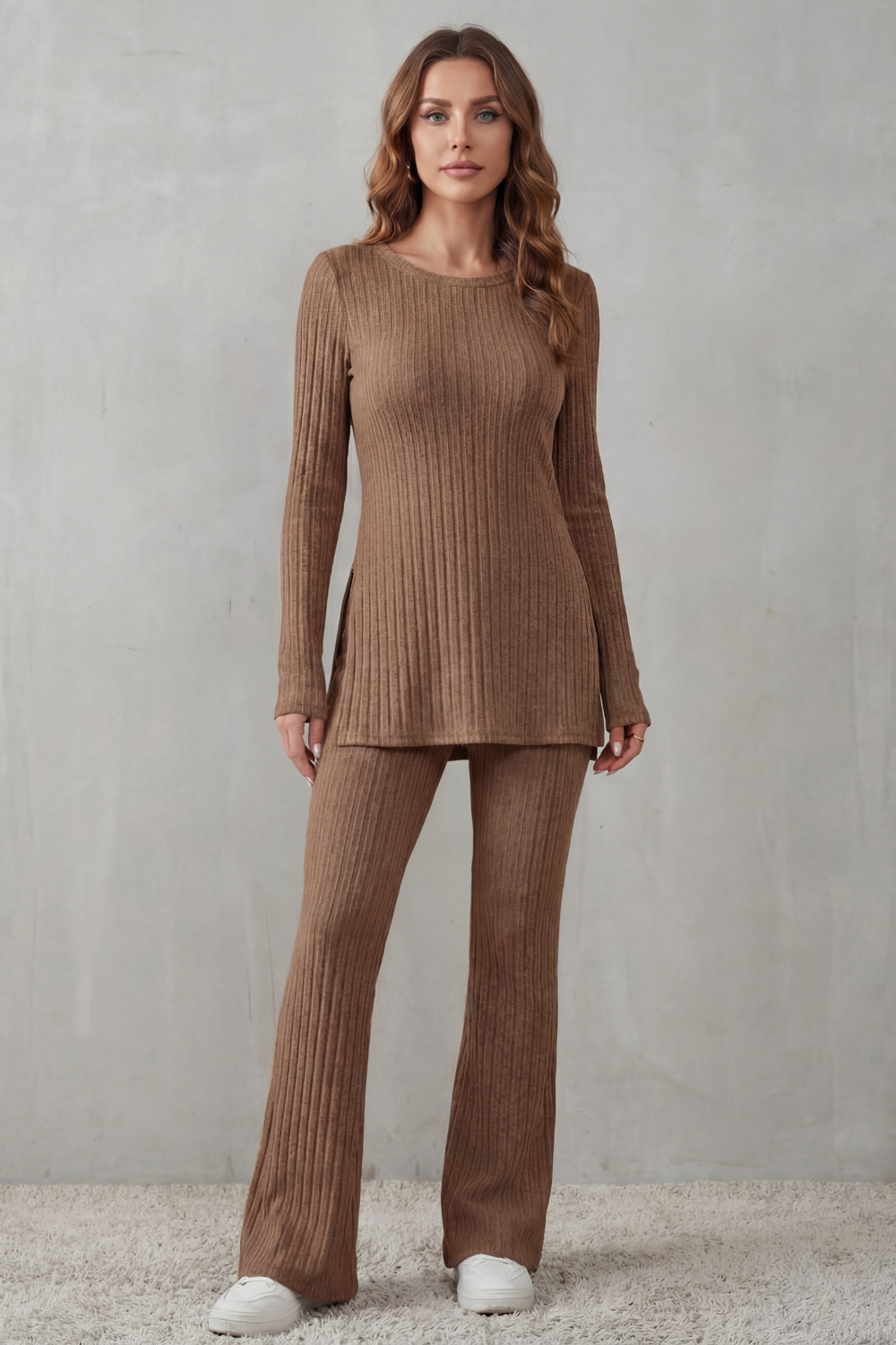 ELISIANNE | ELEGANCIA ACANALADA – CONJUNTO LOUNGE DE PUNTO
