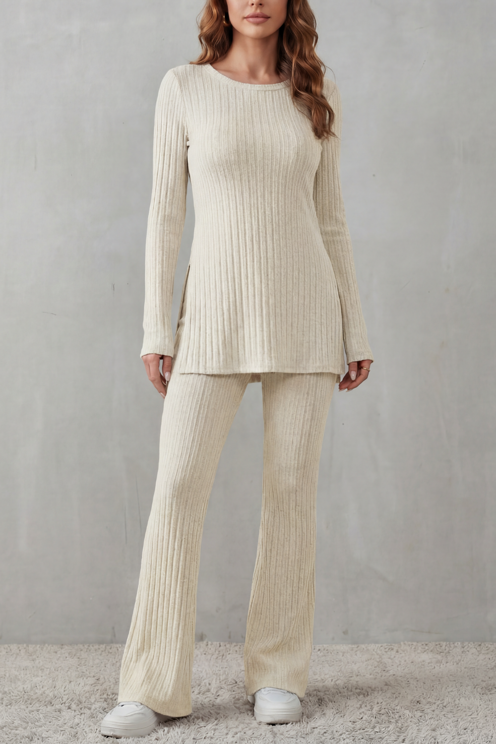 ELISIANNE | ELEGANCIA ACANALADA – CONJUNTO LOUNGE DE PUNTO