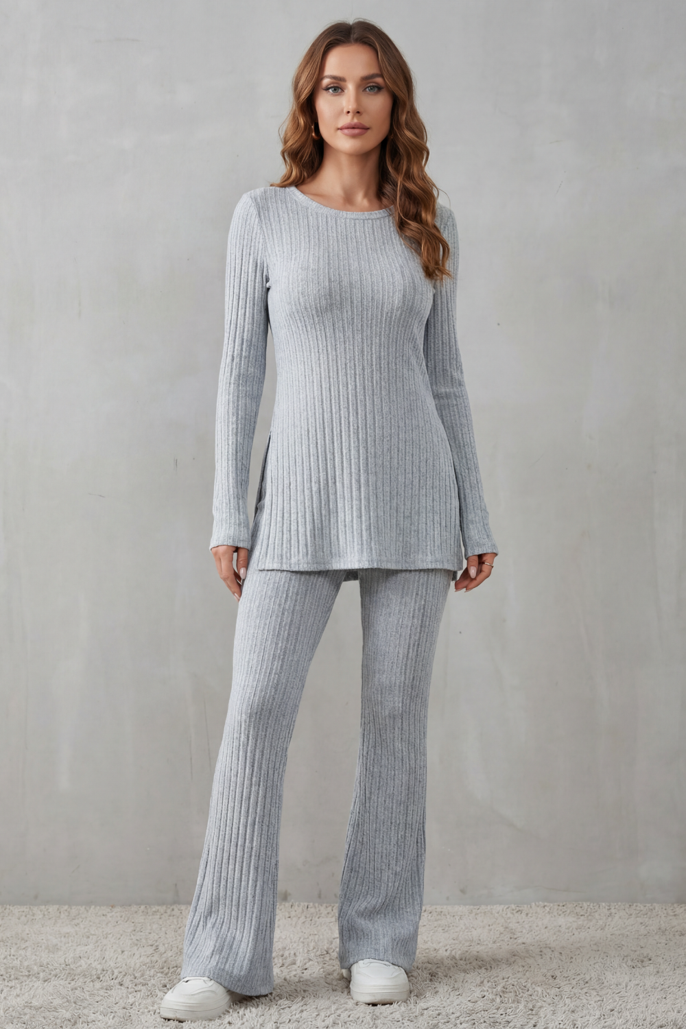 ELISIANNE | ELEGANCIA ACANALADA – CONJUNTO LOUNGE DE PUNTO
