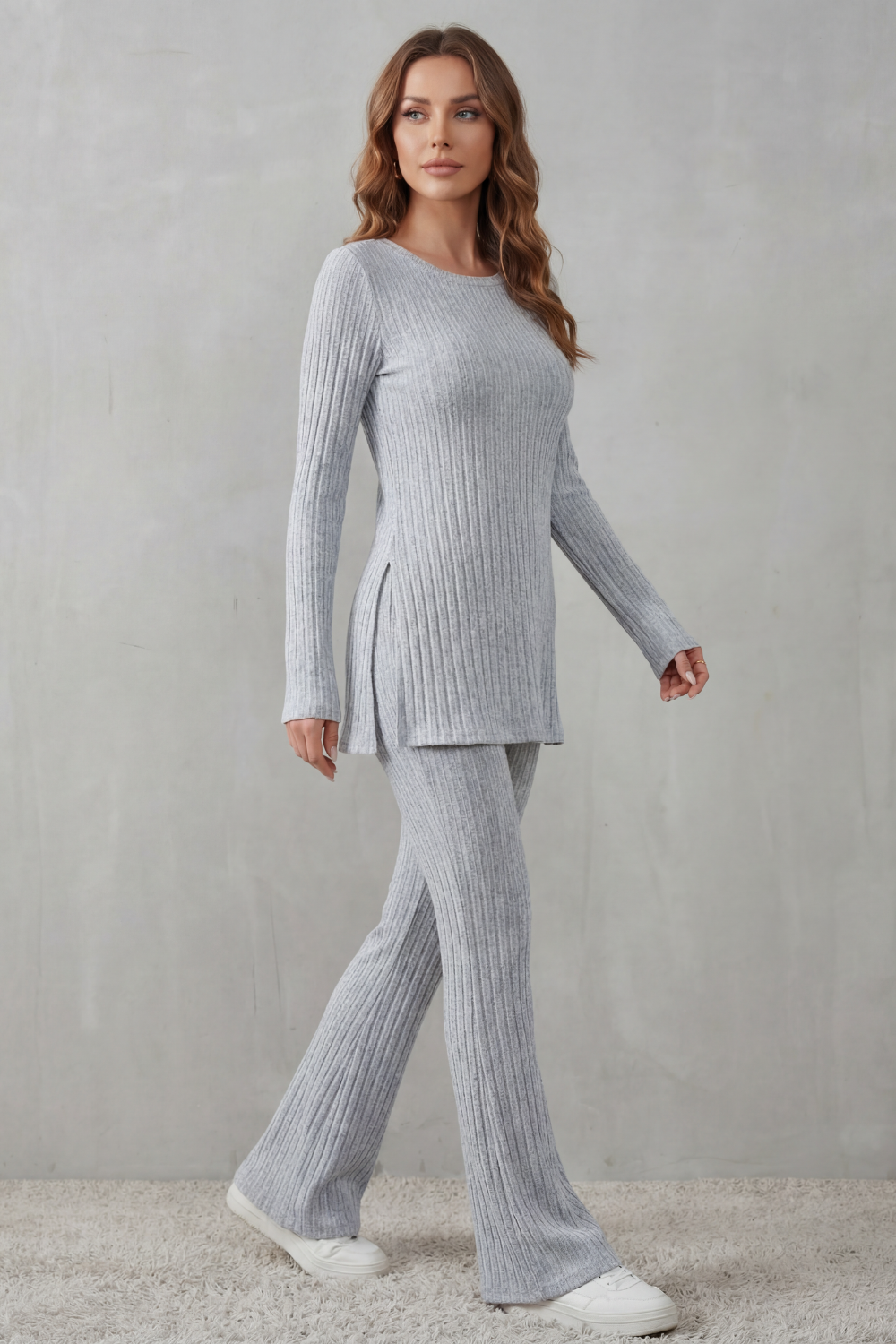 ELISIANNE | ELEGANCIA ACANALADA – CONJUNTO LOUNGE DE PUNTO