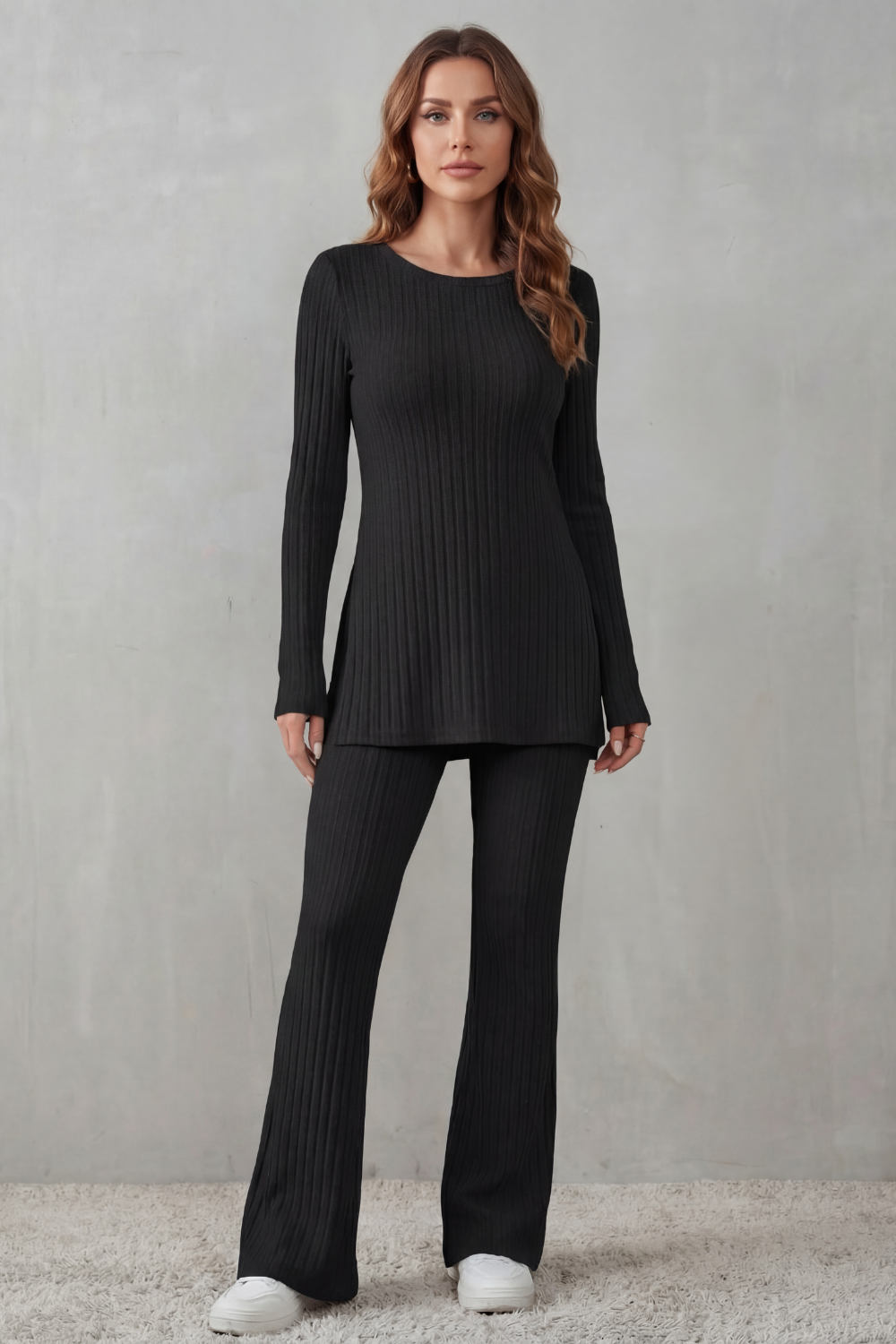 ELISIANNE | ELEGANCIA ACANALADA – CONJUNTO LOUNGE DE PUNTO