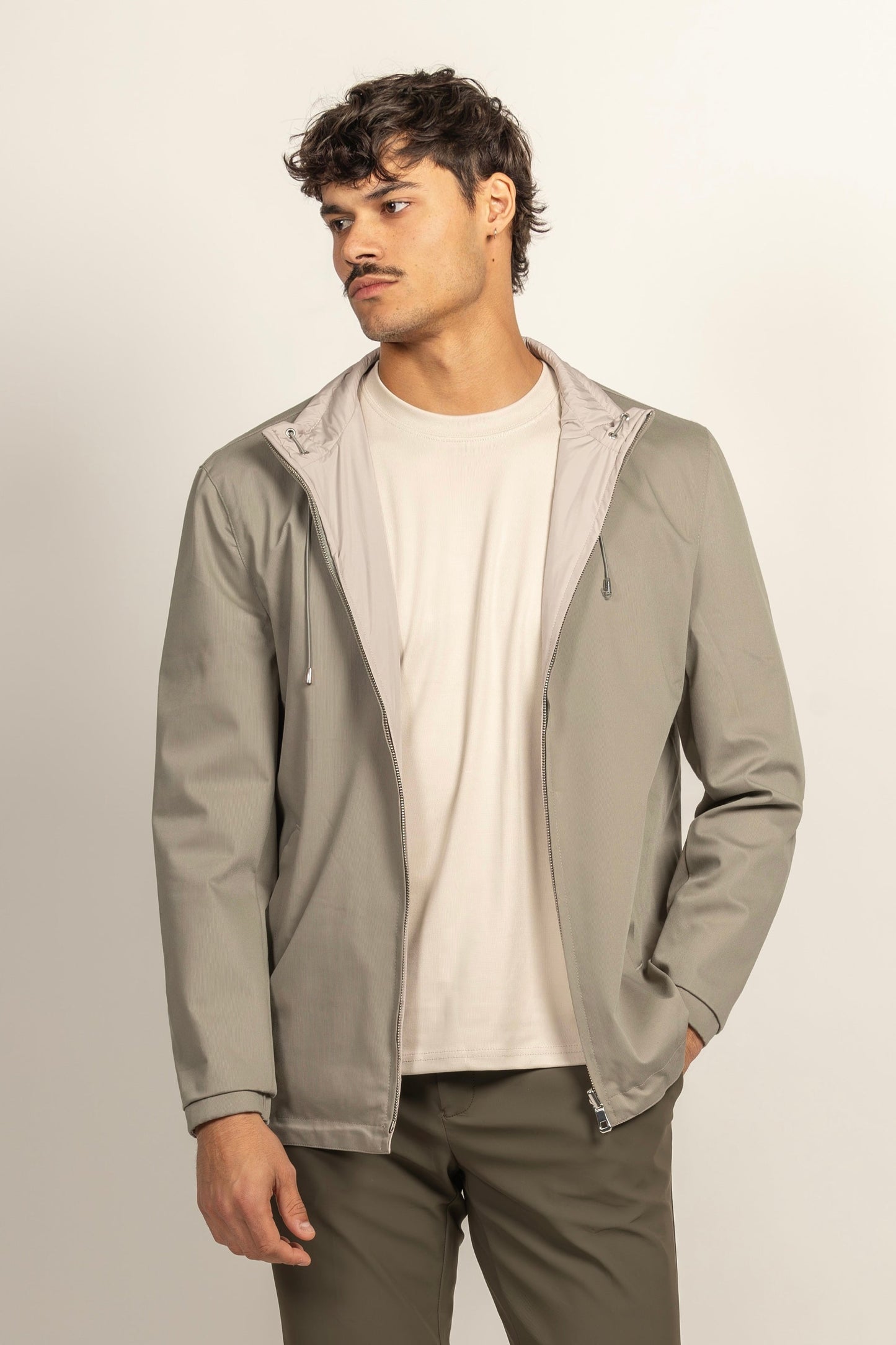 TWEEZIJDIG VARSITY CHAQUETA