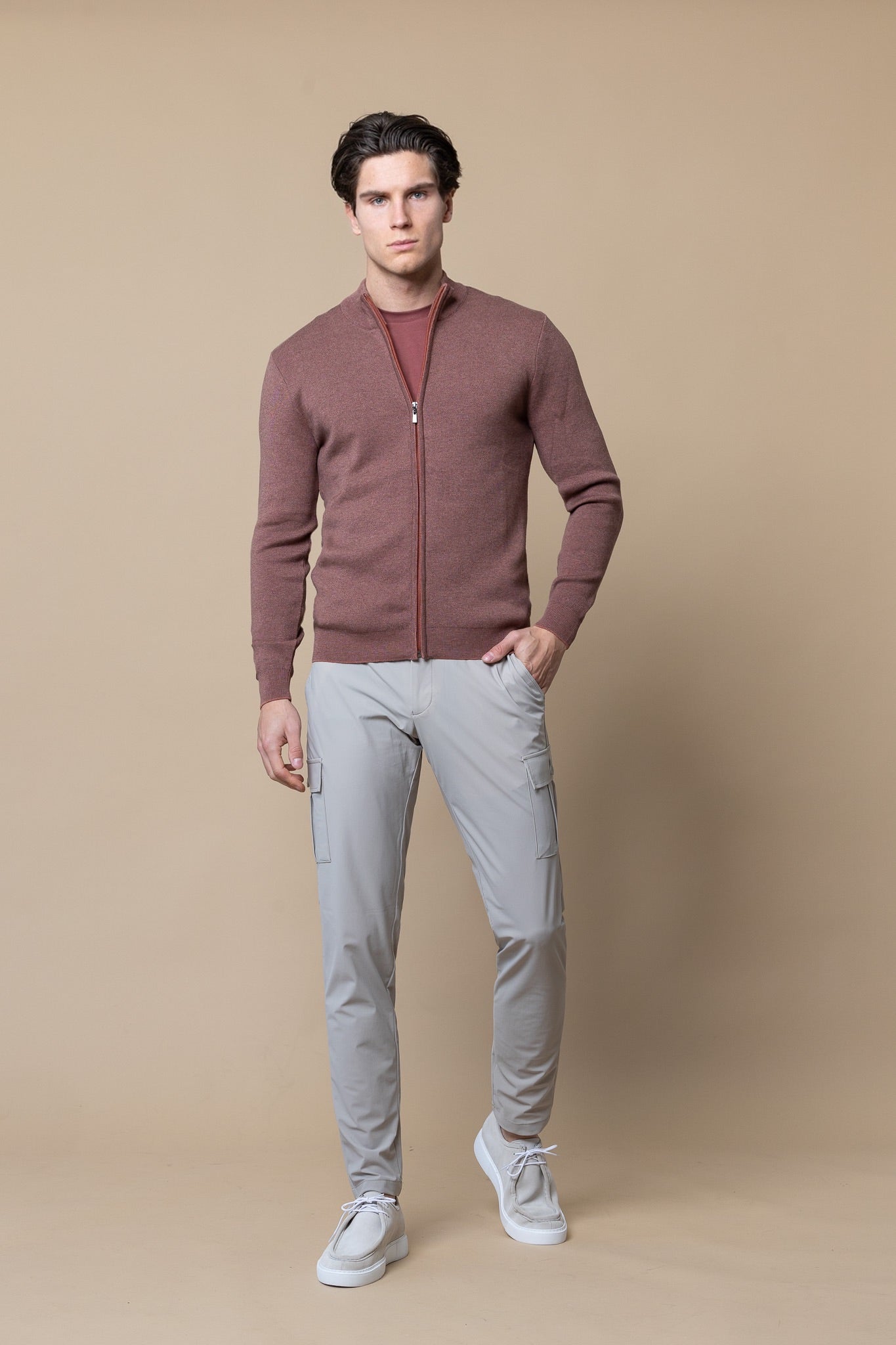CHALECO VINTAGE DE PUNTO FINO