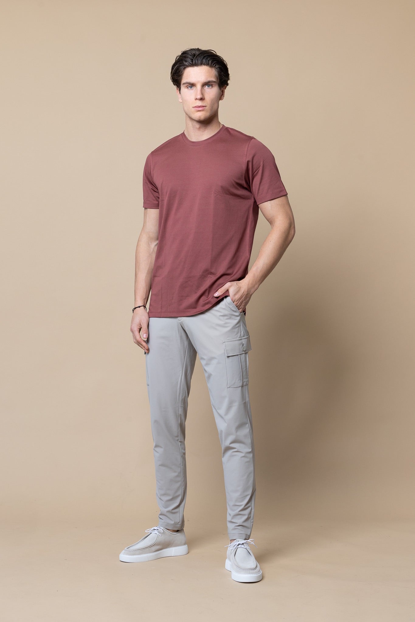 CAMISETA LUXURY MERCERIZADA BRILLO