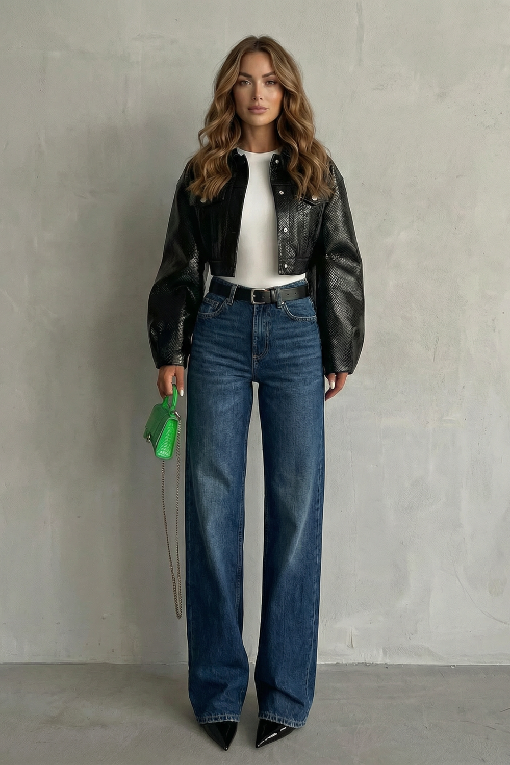 LUNARELLE – EFFORTLESS STRAIGHT SILHOUETTE – MID RISE JEANS