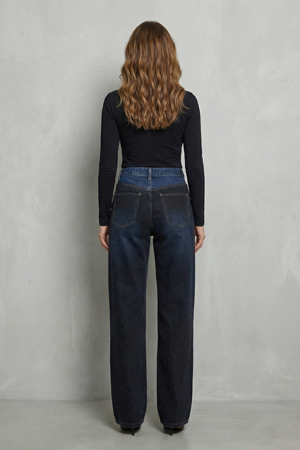 NOVARISSE – DUAL TONE CONTRAST – STRAIGHT LEG JEANS