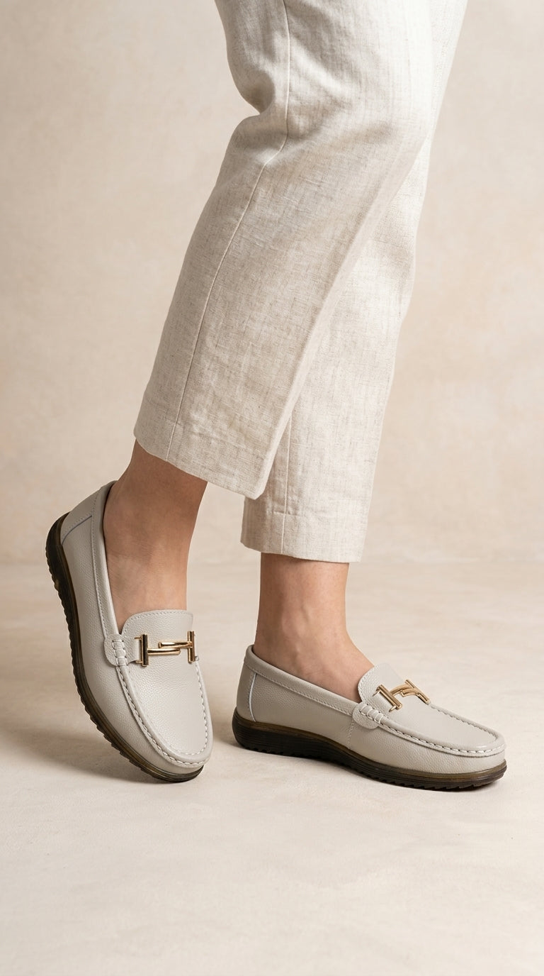 Lucía | Mocasines de piel auténtica