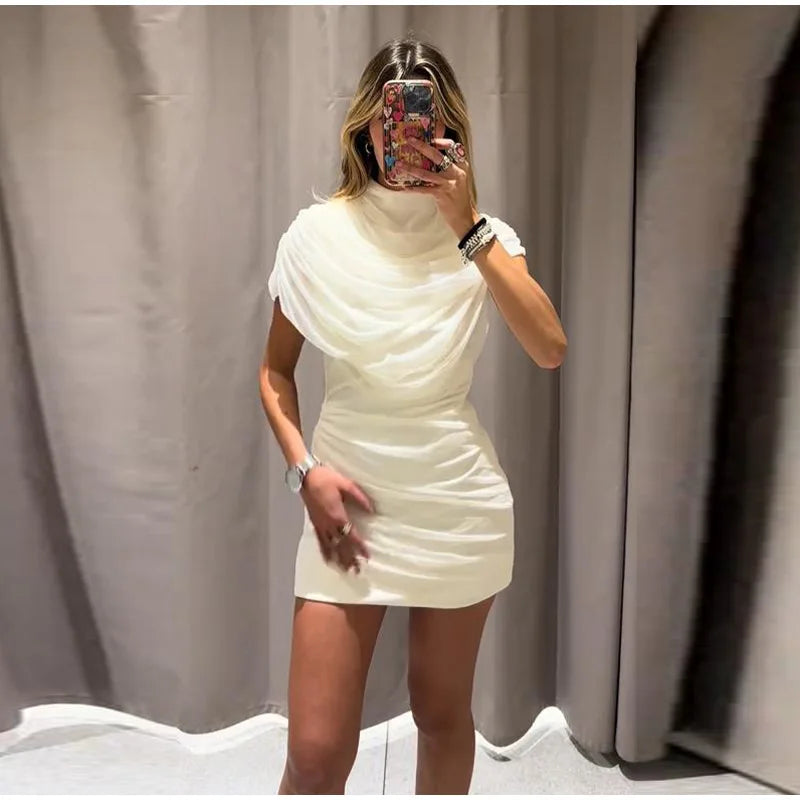 WOMEN’S PATCHWORK BODYCON DRESS
