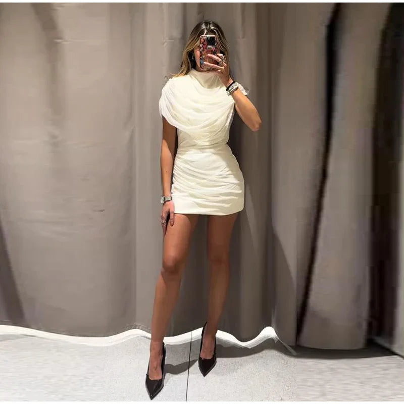 WOMEN’S PATCHWORK BODYCON DRESS