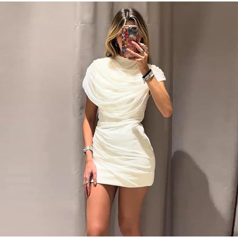 WOMEN’S PATCHWORK BODYCON DRESS