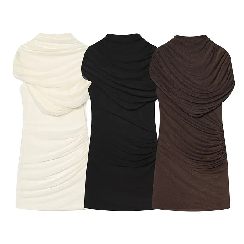 WOMEN’S PATCHWORK BODYCON DRESS