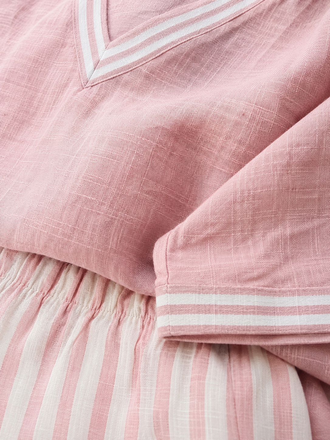 Amelia | Conjunto lino a rayas